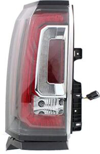 Evan-Fischer Tail Light Assembly Clear & Red Lens Driver Side